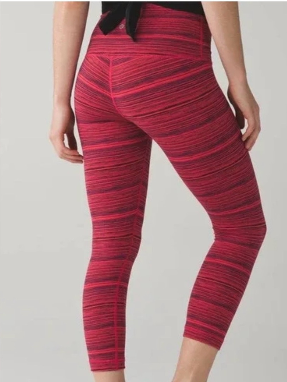 lululemon athletica Women’s Red Space-Dye High-Rise Leggings Size 8